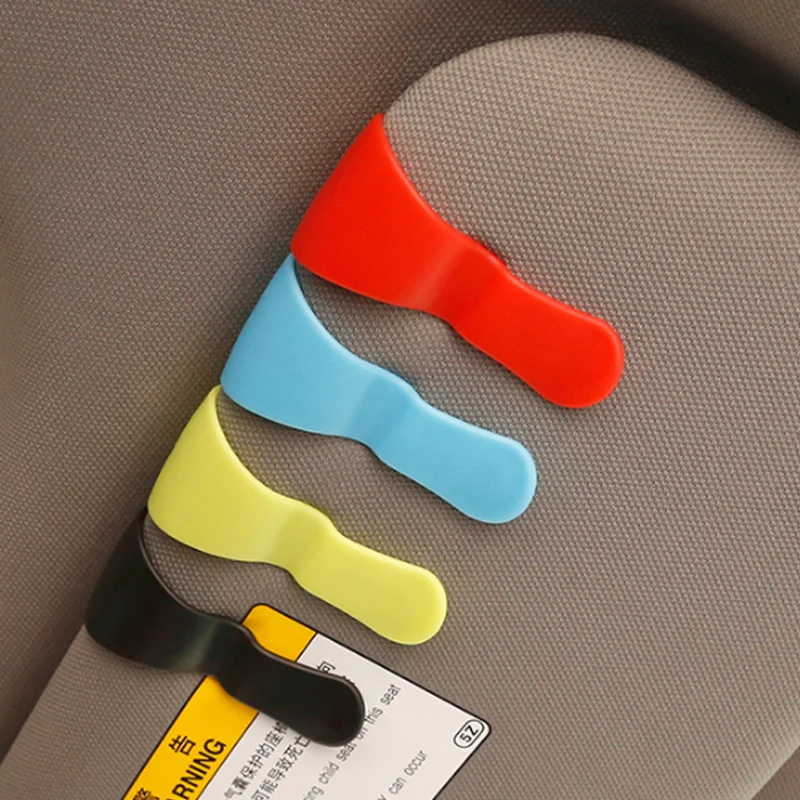 My good car Fastener Clip Car Sun Visor Sunglasses Eyeglasses Glasses Holder Ticket Auto Accessories for Tesla model 3 X S | Автомобили и