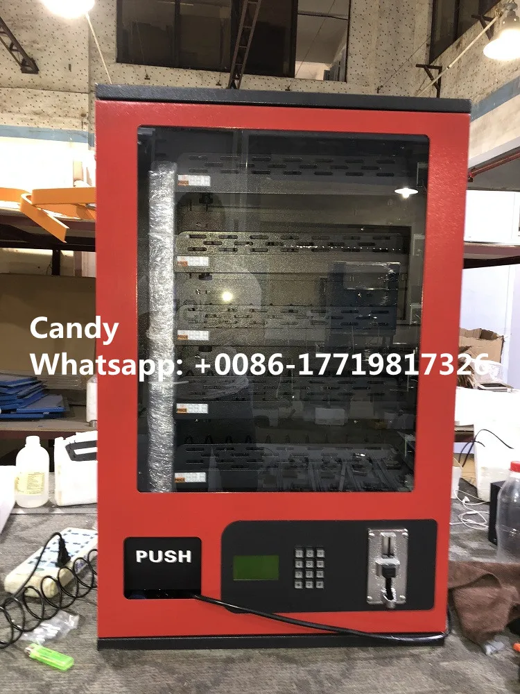 Небольшой автомат для продажи закусок/кофе с конфетами диспенсер презервативов