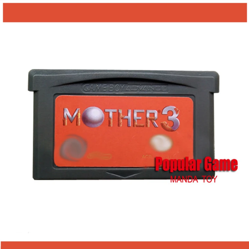 50 шт./лот красный! 32 бит видео игровая консоль карты серии Mother Английская