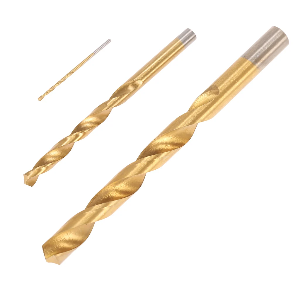 

99pcs HSS Titanium Coated Twist Drill Bit Set 1.5-10mm Twist Drills Bits Kit with Case Box