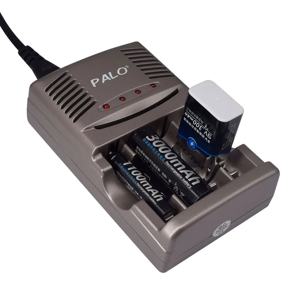 Аккумуляторная батарея PALO 6f22 100% Оригинальная 9 В Ni MH 300 мАч аккумуляторная для