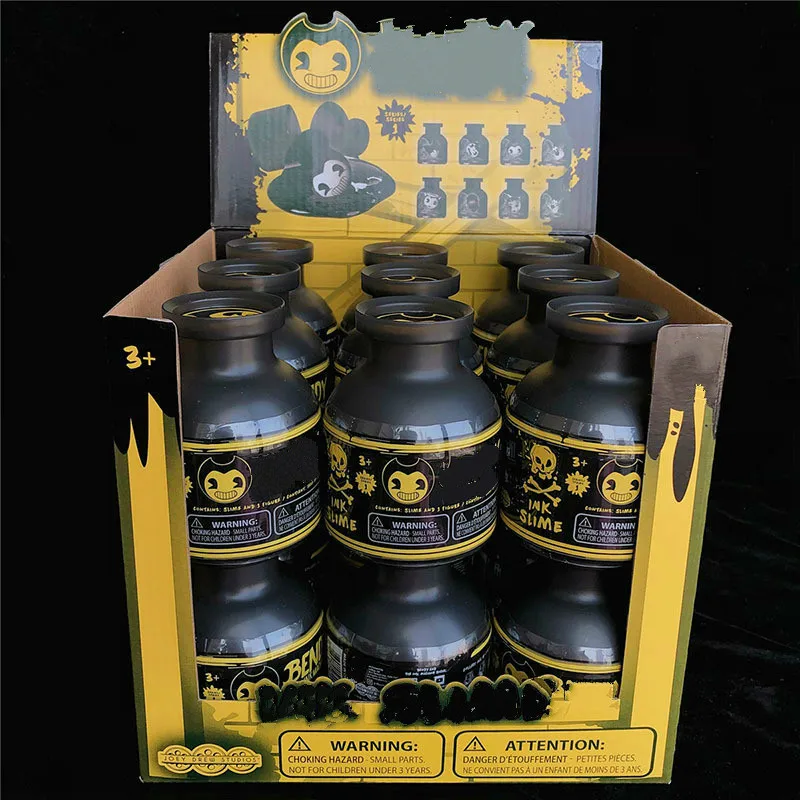 

1pc Horror Game Bendy Inkt Machine Toy Ink Slime With Mystery Figure Random Head Miscellaneous Blind box