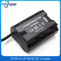 10v 18v v mount dtap ptap to cp w235 dc coupler type c to npw235 dummy battery for fujifilm x t4 xt4 digital cameras