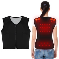 vest tourmaline shoulder tourmaline self heating vest waistcoat heated vest thermal magnetic therapy pain relief health care