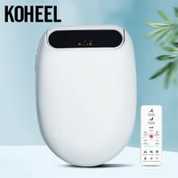 koheel electronic bidet heating wc intelligent led light toilet seat bathroom smart toilet seat double stainless steel nozzle