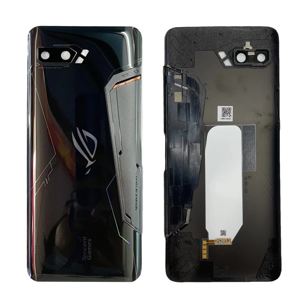 

Rog2 Back Cover For 6.59" Asus ROG Phone II ZS660KL Back Battery Cover I001D I001DA I001DE Housing Glass Lens Case