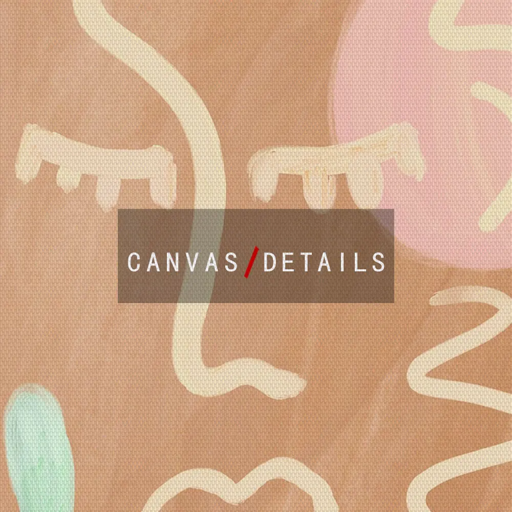 Абстрактный постер с изображением лица рисунок лески современная простая Ретро