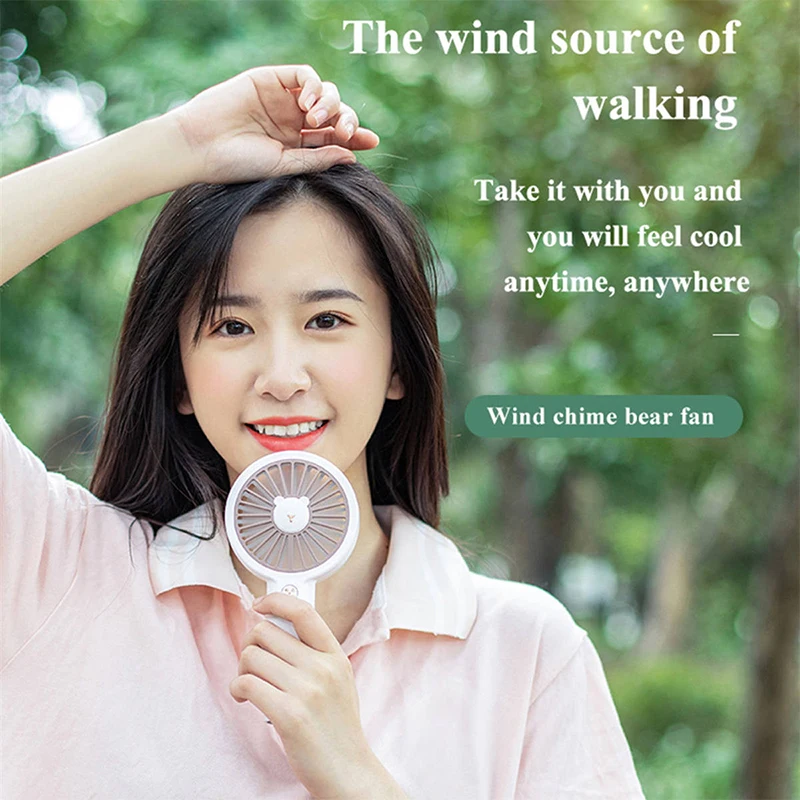 

Портативный мини-вентилятор с зарядкой от USB, 3 скорости, 1200 мА