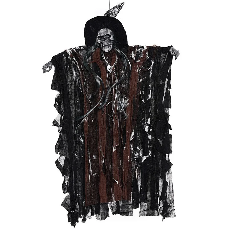 

Halloween Haunted House Secret Room Dress Up Pendant Skull Hanging Ghost Scene Dress Up Skull Toy Halloween Decoration