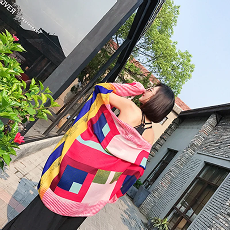 Летние шарфы из хлопка и льна в этническом стиле Женская шаль пашимины пляжное