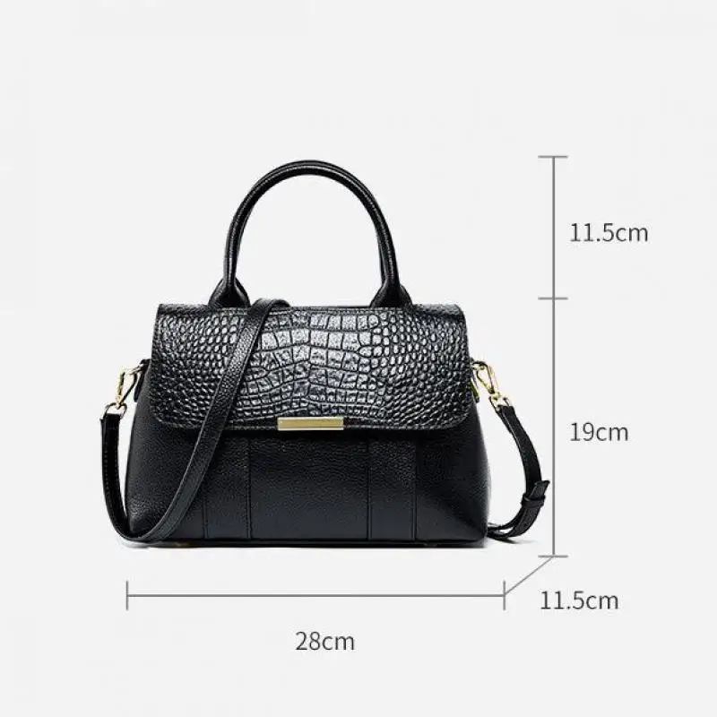 

Johnature Fashion Female Bag 2021 New Genuine Leather All-match Shoulder & Crossbody Bags Large Capacity Cowhide Women Handbag