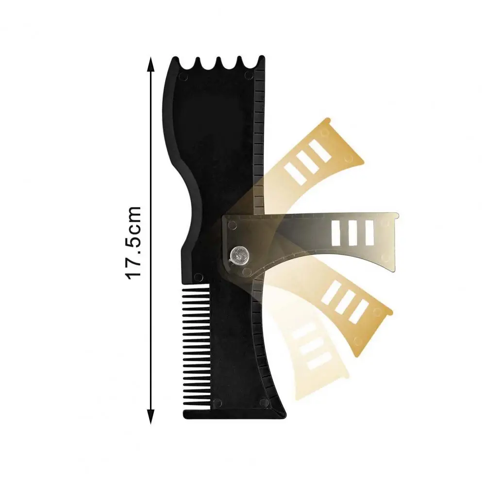 

Beard Shaper Precise Position Rotate Freely Plastic Multi-liner Beard Shaper Template for Family