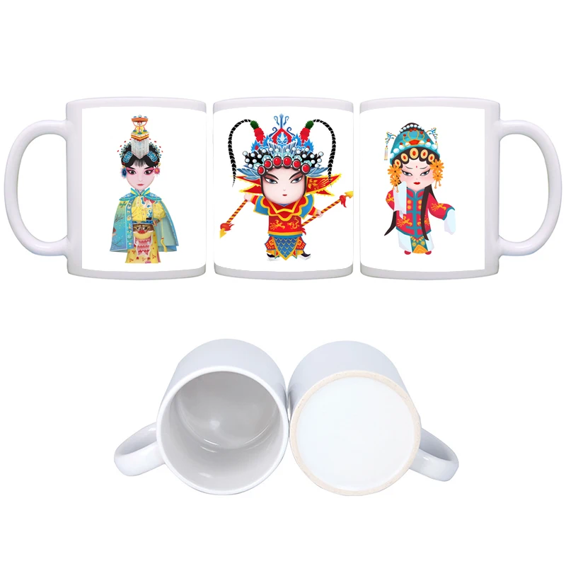 Креативная мультяшная кружка с изысканным рисунком старинной героини Пекинская