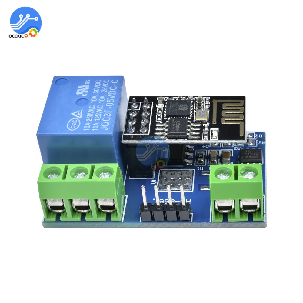 Релейный модуль ESP8266 беспроводное реле с Wi Fi 5 в постоянного тока для умного