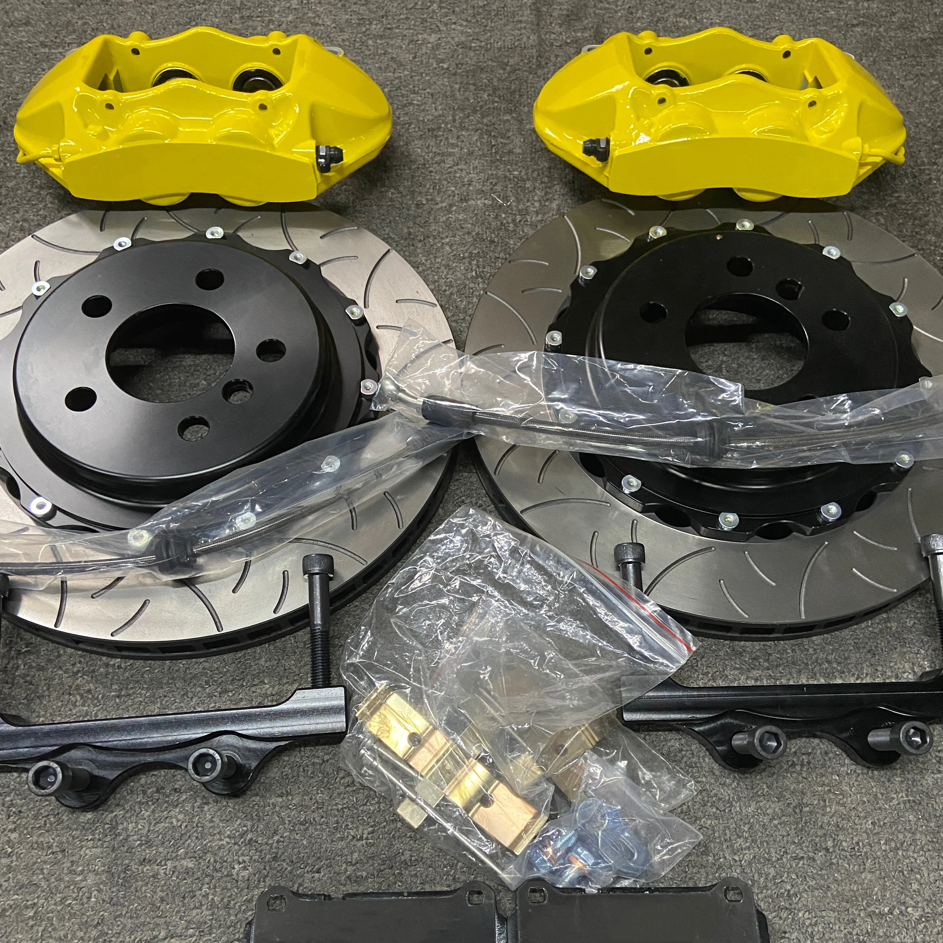 Диктофон качества-для bmw e92 335i сзади B-R GT4 тормозной суппорт желто-полу-плавающий