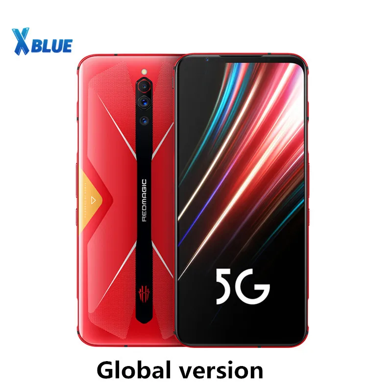 Глобальная версия Nubia красный Магия 5G 6 65 &quotAMOLED 1080x2340 Snapdragon 865 смартфон 4500 мАч NFC 64MP