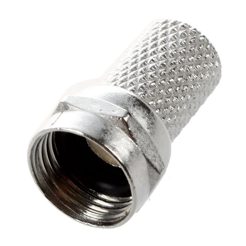 10 Pcs Twist-On RG6 RG-6 F TV Connector &amp 2 N Type Male Plug To Female RF Coaxial Adapter | Connectors