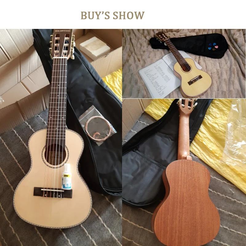 Акустическая гитара мини 28 дюймов 18 тонов|guitalele| |