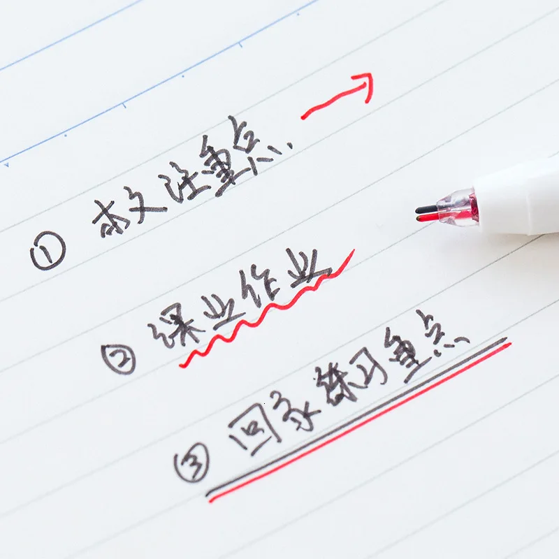 1 шт. одноцветная двойная ручка креативный маркер дневник записная книжка