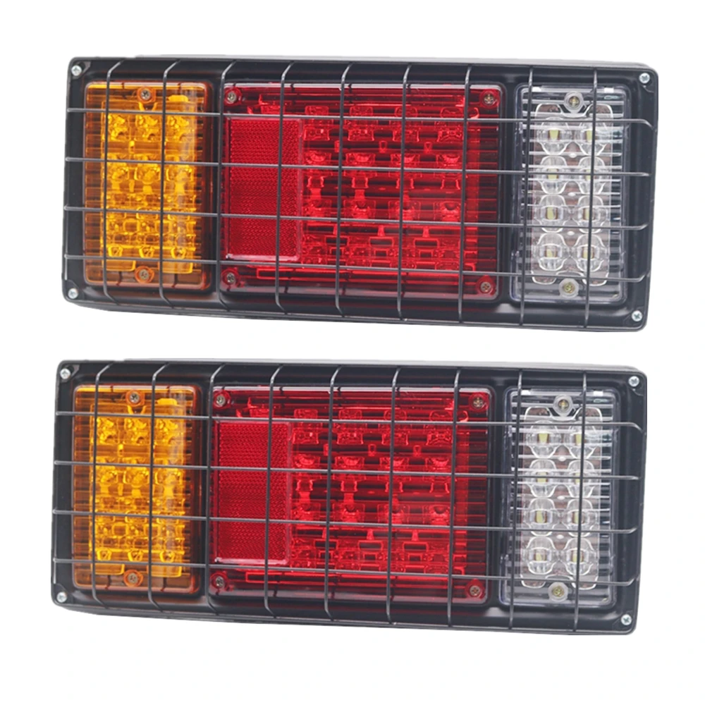 2 шт. 12 В 24 в 40 светодиодов задний фонарь для грузовика стоп Обратный водонепроницаемый Индикатор безопасности противотумансветильник для прицепов фургонов домов автобусов фургонов