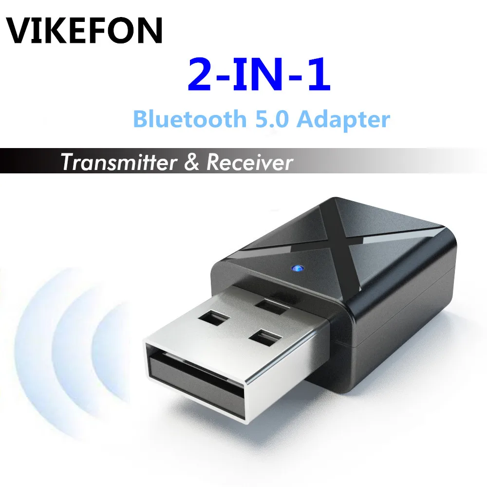 USB Bluetooth 5 0 передатчик приемник 2 в 1 адаптер EDR 3 мм AUX разъем для ТВ ПК наушников