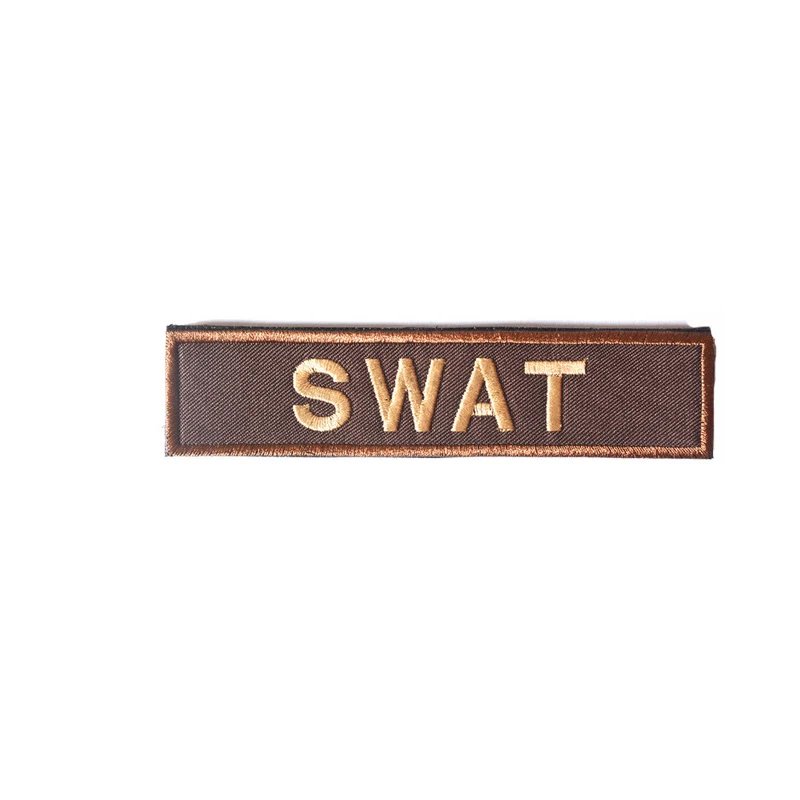 SWAT Embroidered Tactical Military Sew on patches for Backpacks bags Personality CLOTHES Badges Hook & Loop Stickers applique |