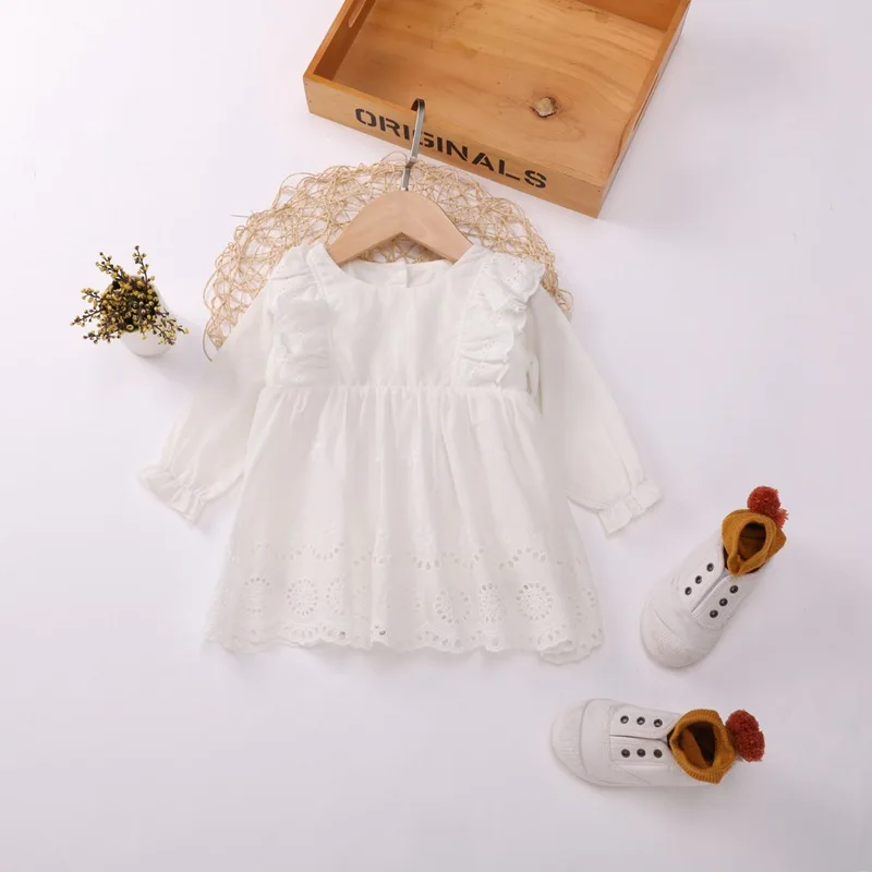 Новинка 2020 детское платье принцессы с длинными рукавами платье-комбинезон для