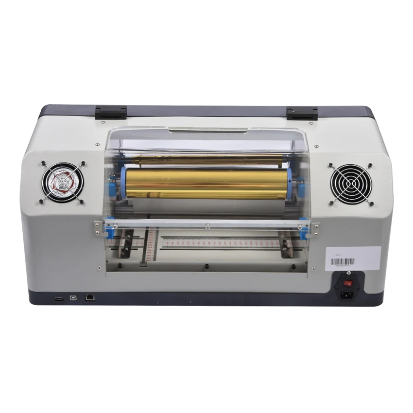 

300mm digital hot foil stamping printing machine Semi-Automatic Digital Label Printer DC300TJ 200dpi Flatbed printer