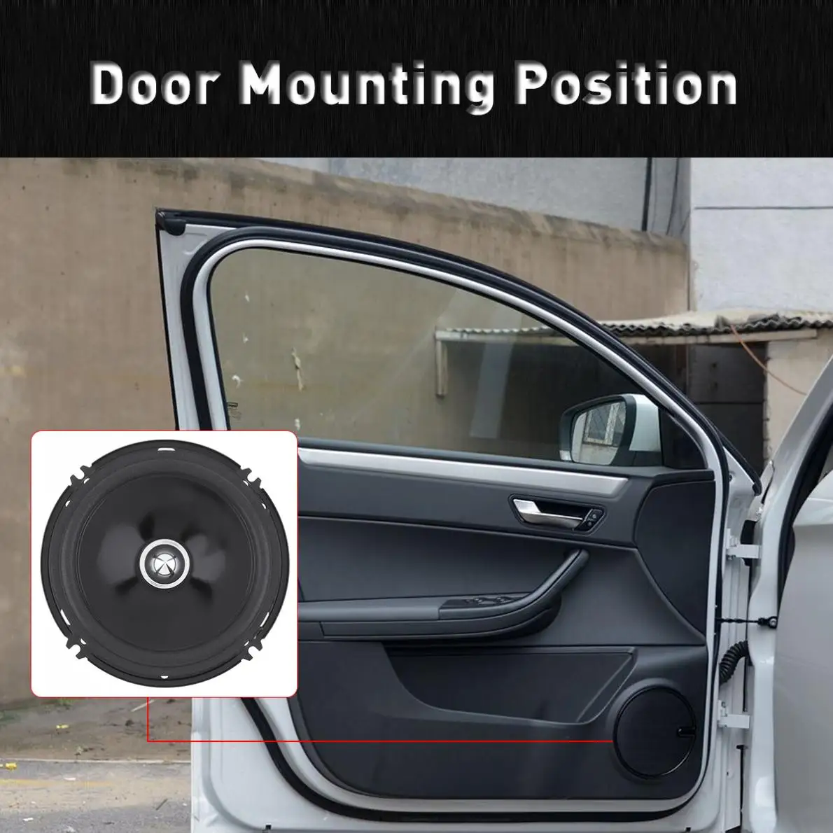2pcs Car Coaxial Speakers 6.5 Inch 100W 4 ohm Full Frequency Audio Speaker Heavy Mid bass Ultra thin Modified Loudspeaker | Автомобили и