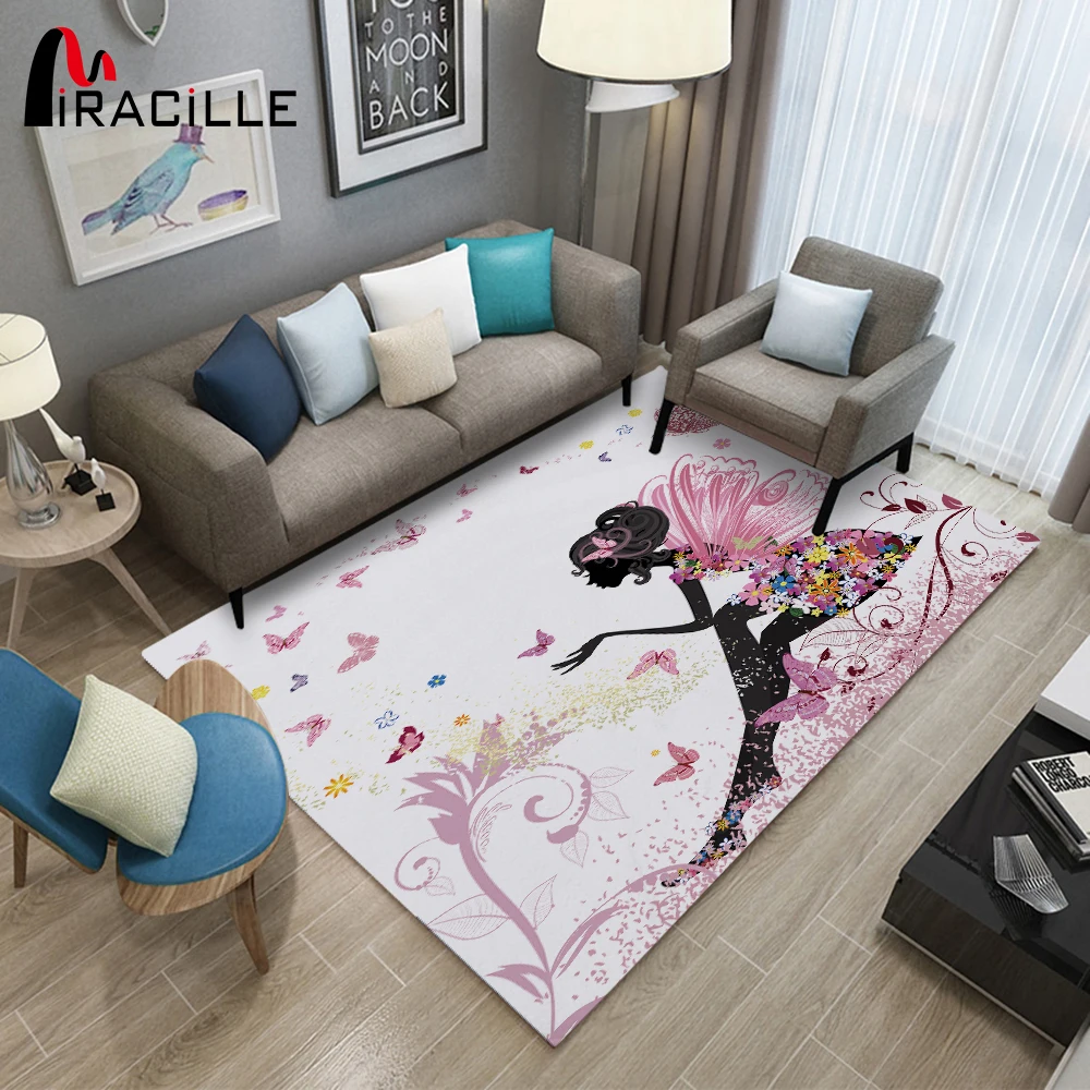 Современный коврик Miracille с рисунком Феи для девочек украшение спальни