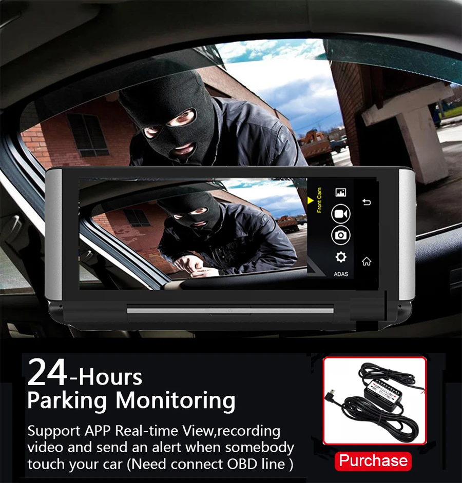 Anfilite 4G ADAS dashcam зеркало заднего вида DVR 1080P Dash камера Android gps навигация ночное видение двойной объектив Автомобильный видеорегистратор