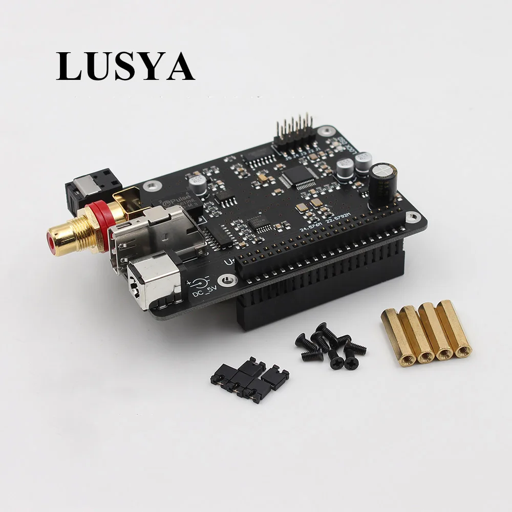 Lusya Raspberry pi R19 Коаксиальная HIFI звуковая карта I2S DSD цифровое вещание 384K