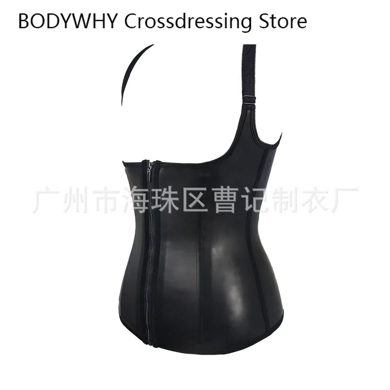 

New Corset Women's Skinny Steel And Rubber Corset Waist Trainer Waist Trainer Latex Bodysuit Sexy