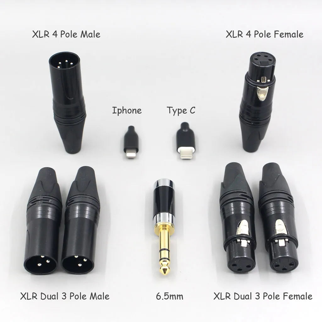 Кабель для наушников типа 6 756 core 7n Litz OCC с посеребренным покрытием Sennheiser IE8 IE8i IE80