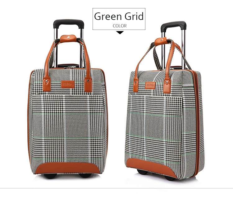 20 дюймовый Оксфордский комплект чемоданов на колесиках Спиннер женский