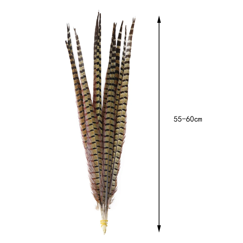 

Natural Pheasant/Rooster Feathers 15-60CM /6-24"for Carnival Wedding Clothes Diy Jewelry Decor Accessory Crafts Plumes 10 Pcs