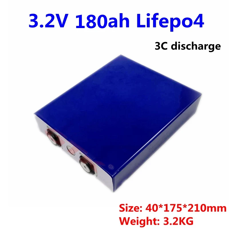 GTK 3 2 V 180Ah Lifepo4 аккумулятор элементы для 12v 48v 60v Инвертор Солнечная система RV engergy
