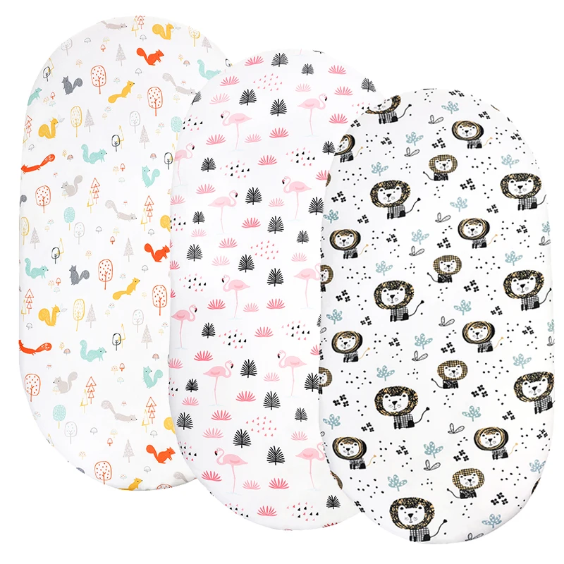 

Bassinet Sheet Super Stretch Fitted Cradle Fitted Sheets for Bassinet Pads/Mattress, for Boys Girls,Unisex,Ultra Soft 82*41cm