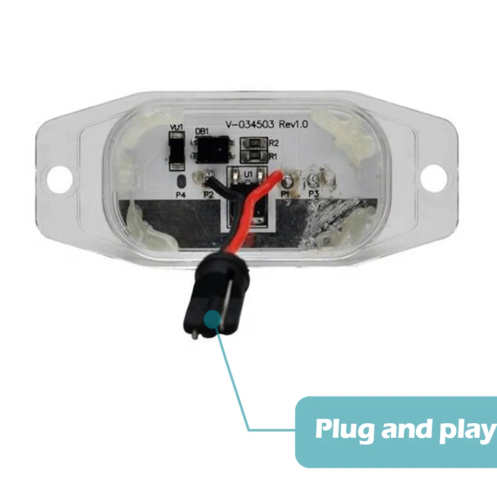 Для Lexus LX 450 1996-1998 задний белый светодиодный светильник номерного знака