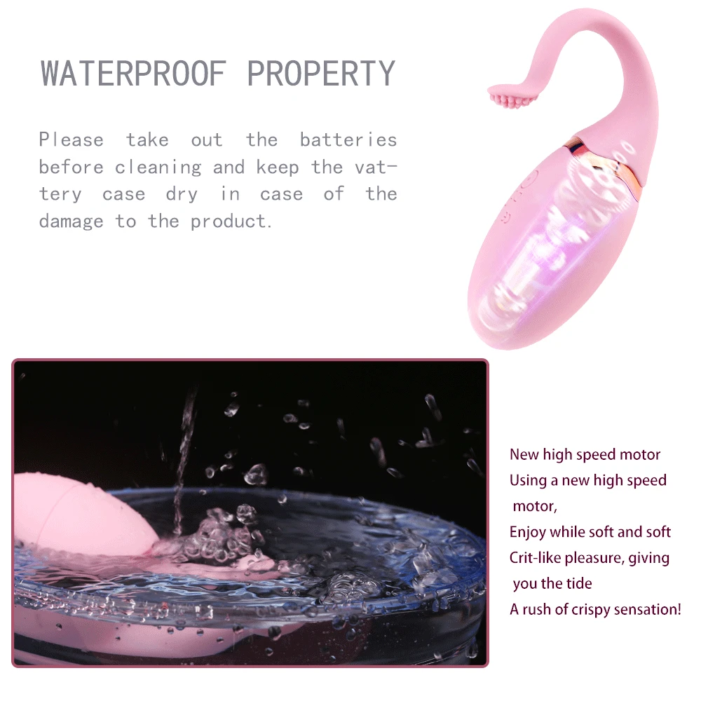 Силиконовый вибратор-яйцо с дистанционным управлением 10 скоростей | Красота и