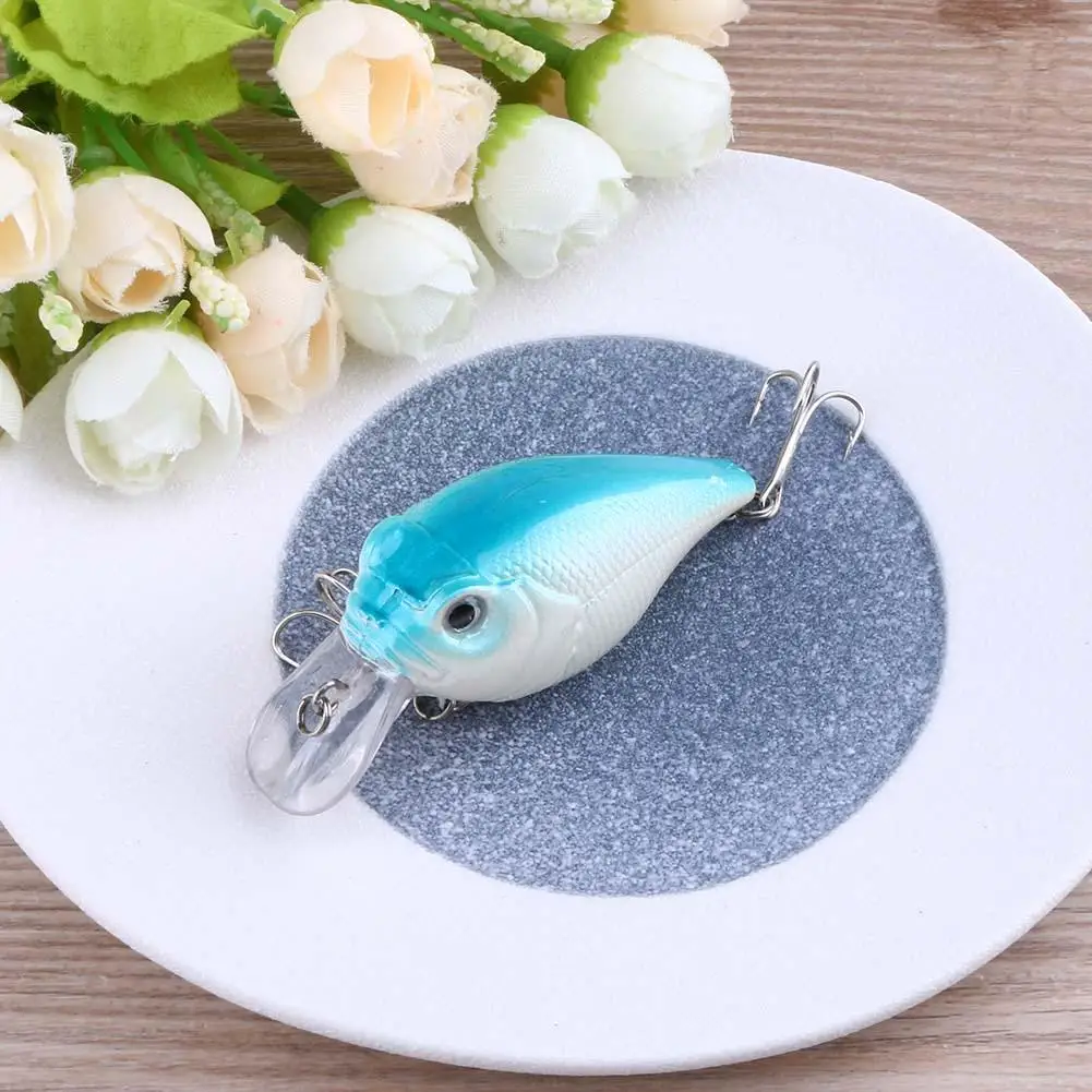 1 шт. 8 см твердая искусственная приманка рыболовная плавающая наживка Minnow 3D глаза