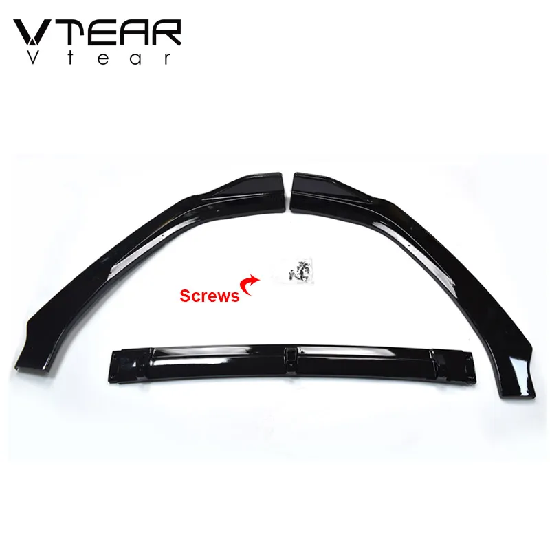 

Vtear For Mazda 3 BP 2020 Front Skirt Bumper Modification Carbon Fiber Body Protection Trim Exterior Accessories Hatchback Sedan