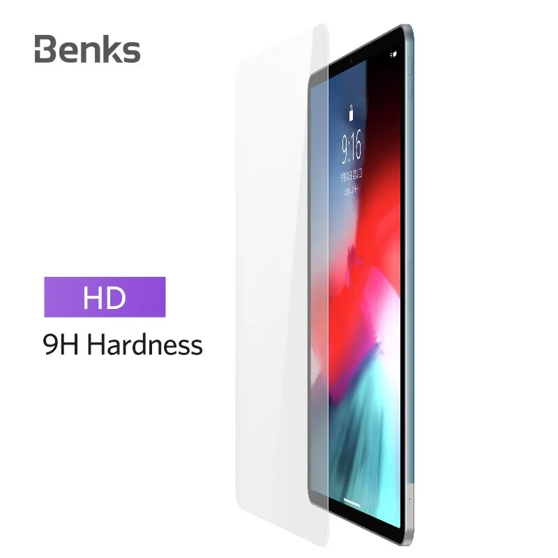 

Benks OKR+ 0.3mm 2.5D Anti-Bluelight Tempered Glass HD Screen Protector For iPad Pro 11 12.9 2018 2020 2021 9.7 10.2 Mini 6 Film