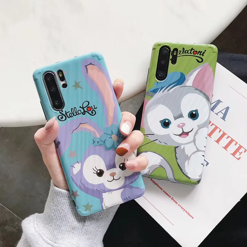 Милый мультяшный чехол Duffy Bear StellaLou Ballet rabbit shelliemei Gelatoni для huawei P30 P30pro Nova 4 5 mate 20 30 pro