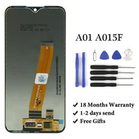 100 teset for a01 a015f lcd display for mobile phone screen replacement digitizer screen assambly for a01 a015f lcd
