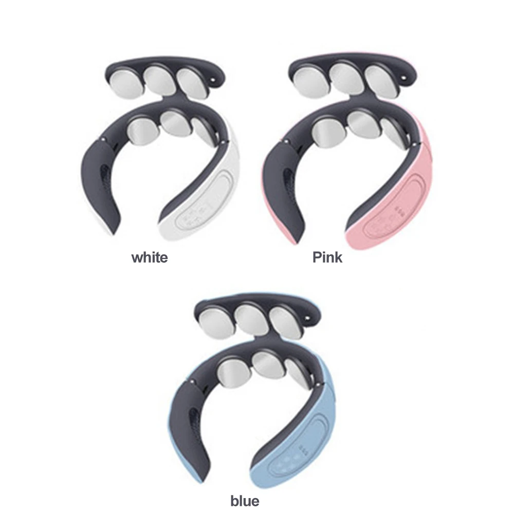 

Intelligent Neck and Back Pulse Massager TENS Heated Neck Pain Relief Cervical Masssager Kneading Massager Neck Masajeador