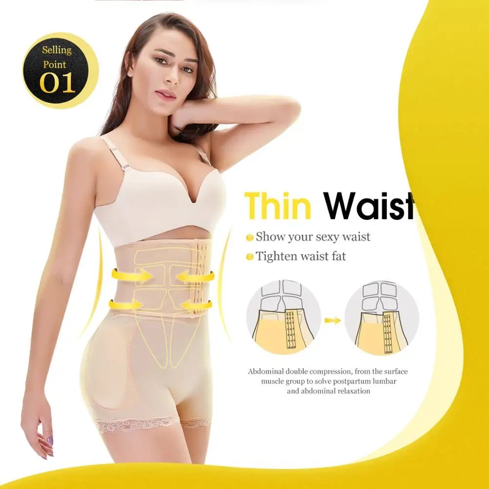 Женский Лучший Формирователь твердый тренажер с высокой талией подтяжка ягодиц