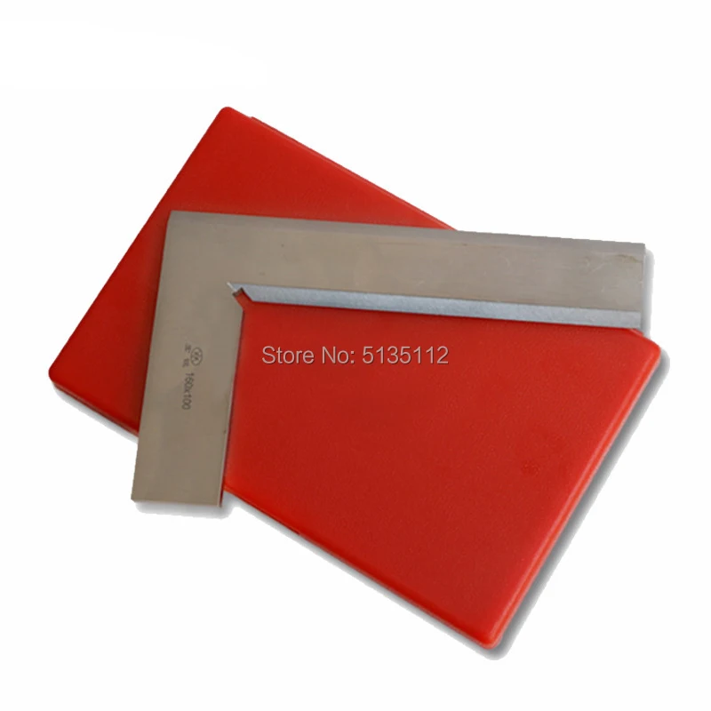 Угловой измерительный прибор транспортир скошенный край квадратный измеритель