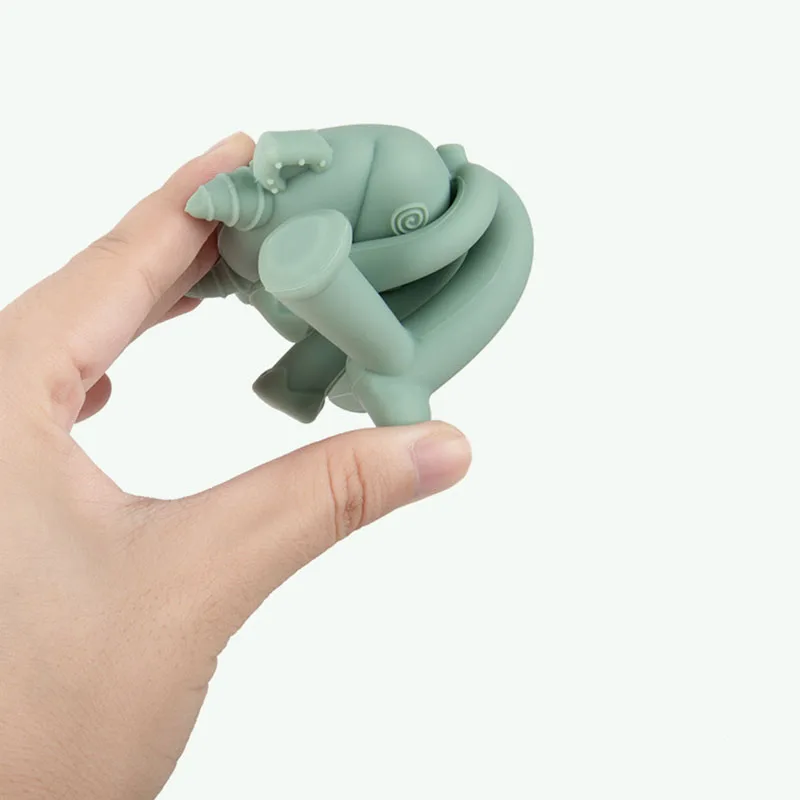 1 шт. трехмерные Силиконовые Прорезыватели Для овец и коров пищевые силиконовые