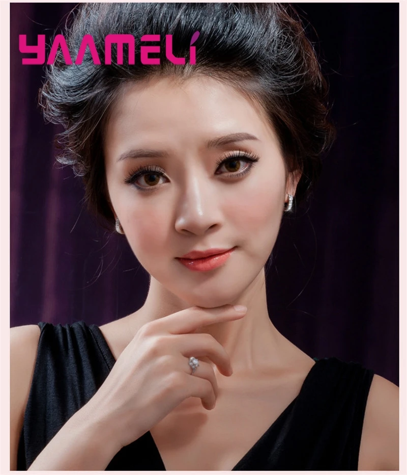 Серьги женские и мужские из серебра 100% пробы с фианитами